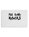 My Dad Rocks Placemat by TooLoud Set of 4 Placemats-Placemat-TooLoud-White-Davson Sales