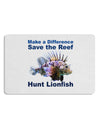 Save the Reef - Hunt Lionfish Placemat Set of 4 Placemats-Placemat-TooLoud-White-Davson Sales