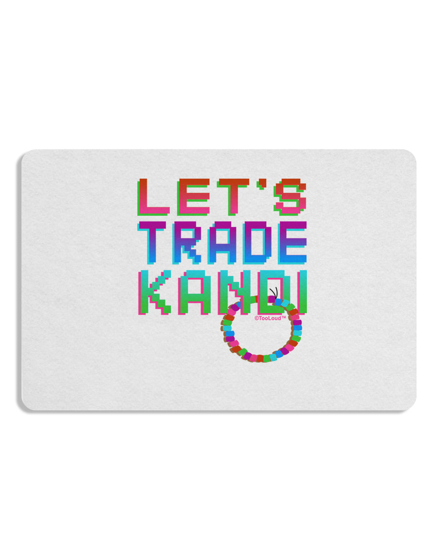 Let's Trade Kandi Placemat Set of 4 Placemats-Placemat-TooLoud-White-Davson Sales