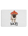 Pug Dog with Pink Sombrero - Ole Placemat by TooLoud Set of 4 Placemats-Placemat-TooLoud-White-Davson Sales