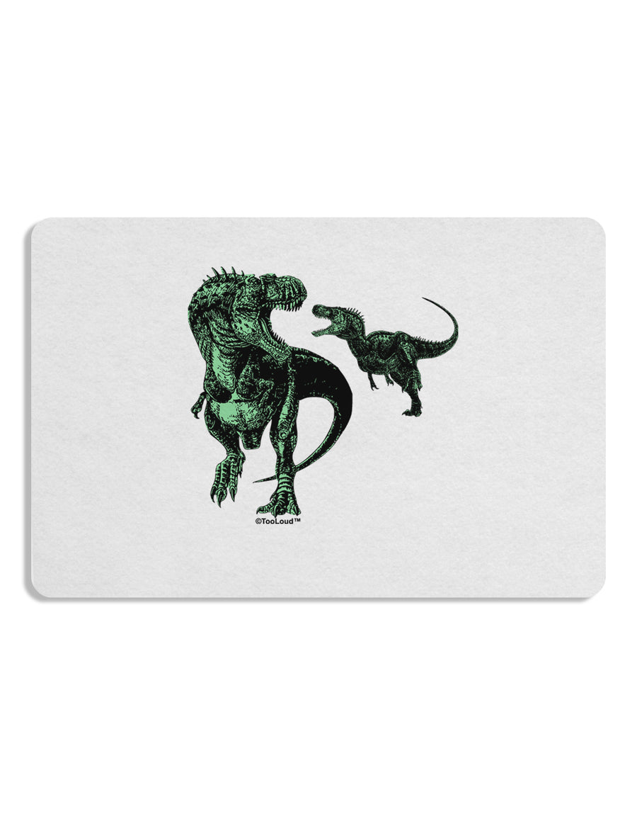 Jurassic Dinosaur Design 1 Placemat by TooLoud Set of 4 Placemats-Placemat-TooLoud-White-Davson Sales