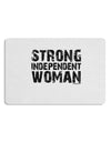 Strong Independent Woman Placemat Set of 4 Placemats-Placemat-TooLoud-White-Davson Sales