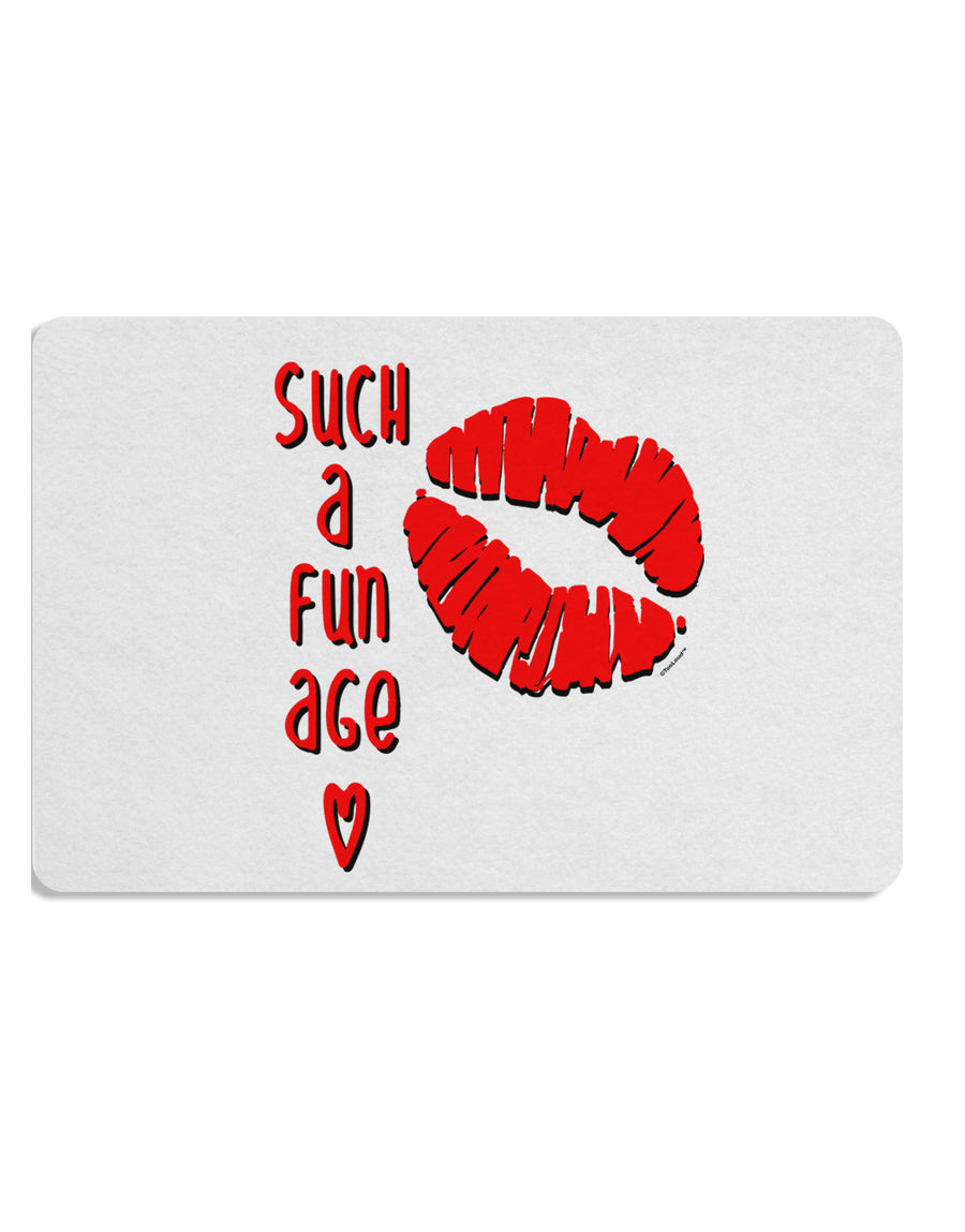 TooLoud Such a Fun Age Kiss Lips Placemat Set of 4 Placemats Multi-pac