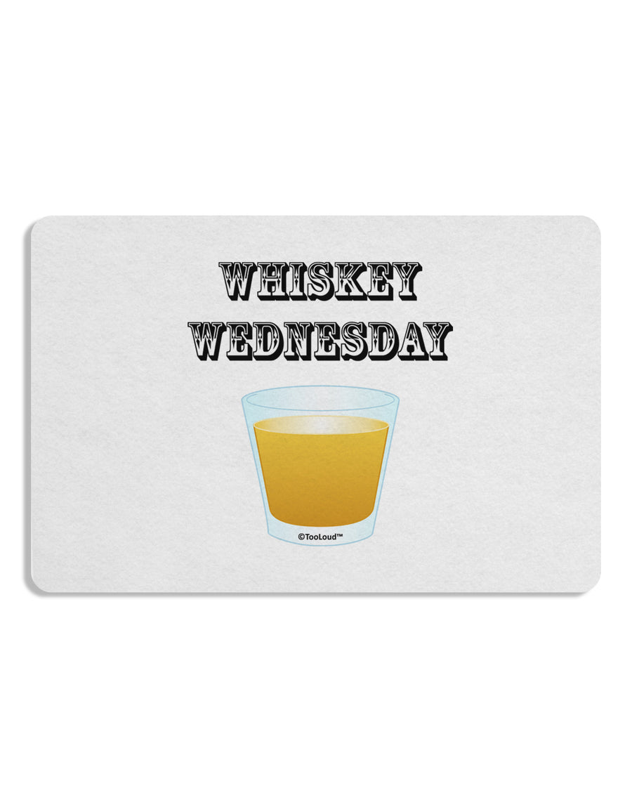 Whiskey Wednesday Design - Text Placemat by TooLoud Set of 4 Placemats-Placemat-TooLoud-White-Davson Sales