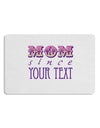 Personalized Mom Since ___ Placemat Set of 4 Placemats-Placemat-TooLoud-White-Davson Sales