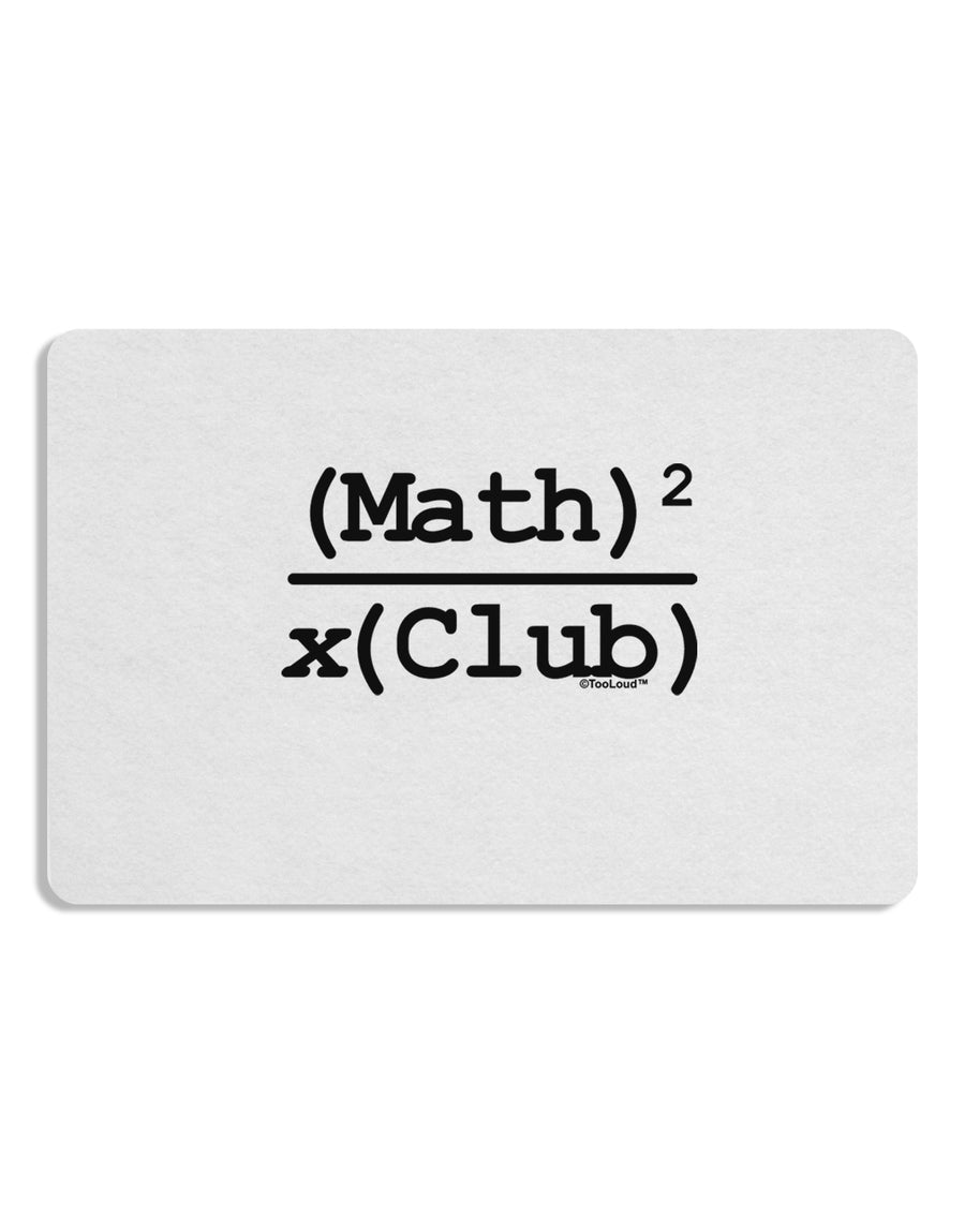 Math Club Placemat by TooLoud Set of 4 Placemats-Placemat-TooLoud-White-Davson Sales