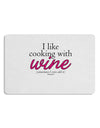 I Like Cooking With Wine Placemat by TooLoud Set of 4 Placemats-Placemat-TooLoud-White-Davson Sales