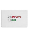 Naughty or Nice Christmas - Naughty 12 x 18 Placemat Set of 4 Placemats-Placemat-TooLoud-White-Davson Sales