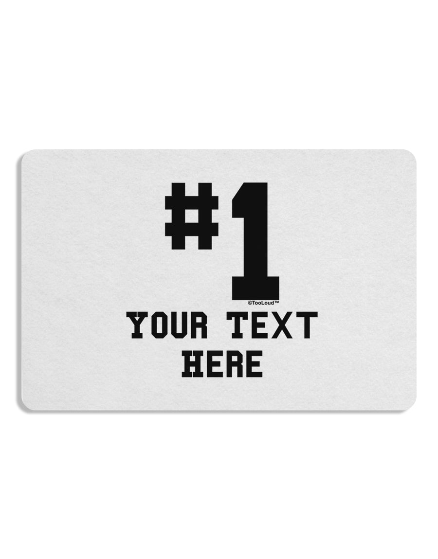 Personalized Number 1 Placemat by TooLoud Set of 4 Placemats-Placemat-TooLoud-White-Davson Sales