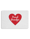 Proud Grandpa Heart Placemat by TooLoud Set of 4 Placemats-Placemat-TooLoud-White-Davson Sales