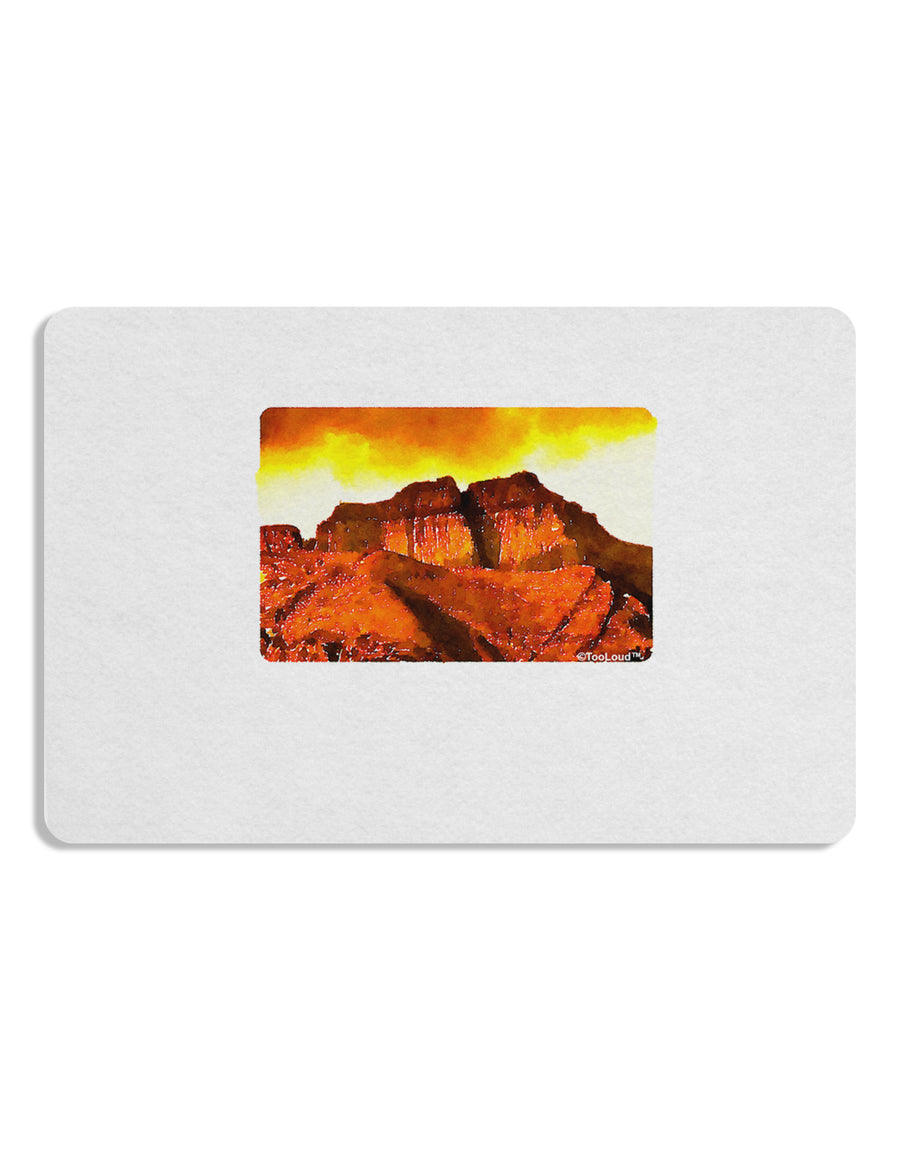 San Juan Mountain Range CO Placemat Set of 4 Placemats-Placemat-TooLoud-White-Davson Sales