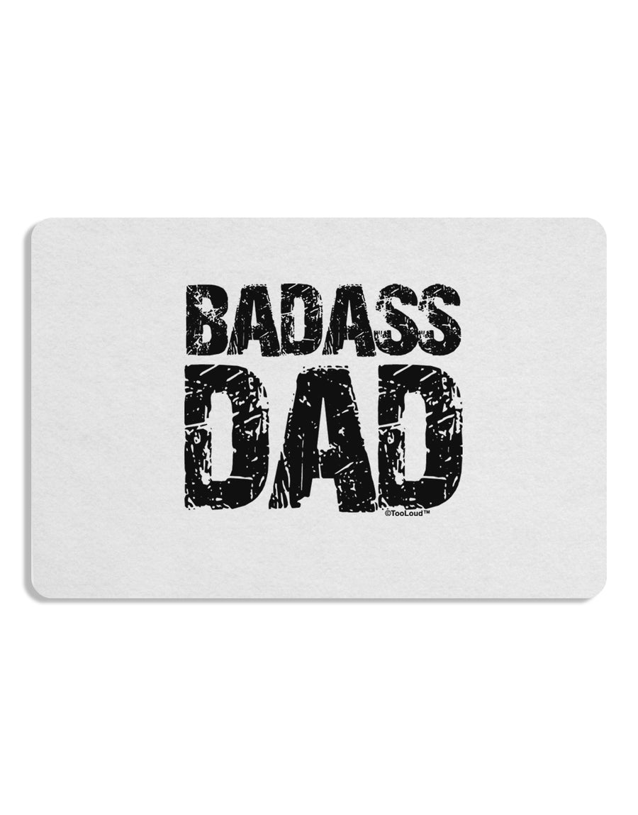 Badass Dad Placemat by TooLoud Set of 4 Placemats-Placemat-TooLoud-White-Davson Sales