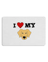 I Heart My - Cute Golden Retriever Dog Placemat by TooLoud Set of 4 Placemats-Placemat-TooLoud-White-Davson Sales