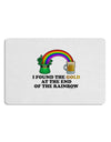 End Of The Rainbow Text Placemat Set of 4 Placemats-Placemat-TooLoud-White-Davson Sales