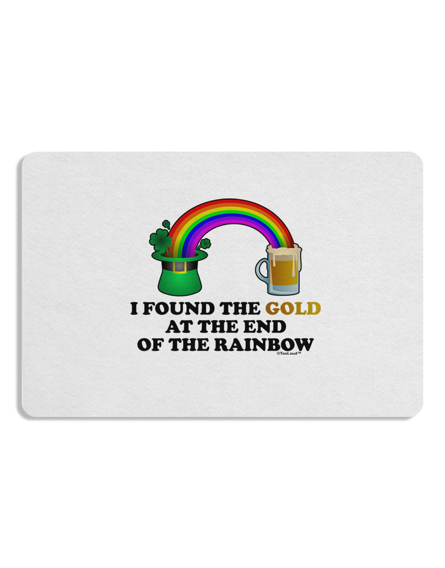 End Of The Rainbow Text Placemat Set of 4 Placemats-Placemat-TooLoud-White-Davson Sales