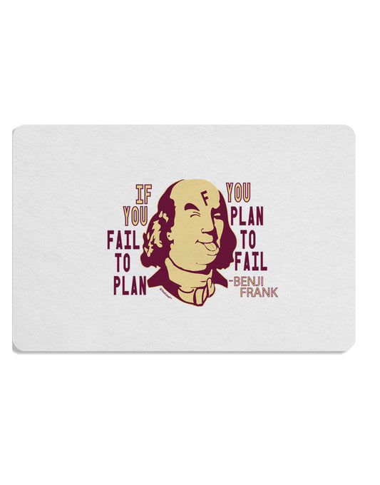 TooLoud If you Fail to Plan, you Plan to Fail-Benjamin Franklin Placemat Set of 4 Placemats Multi-pack-Placemat-TooLoud-Davson Sales