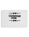 Christmas Joy BnW Placemat Set of 4 Placemats-Placemat-TooLoud-White-Davson Sales