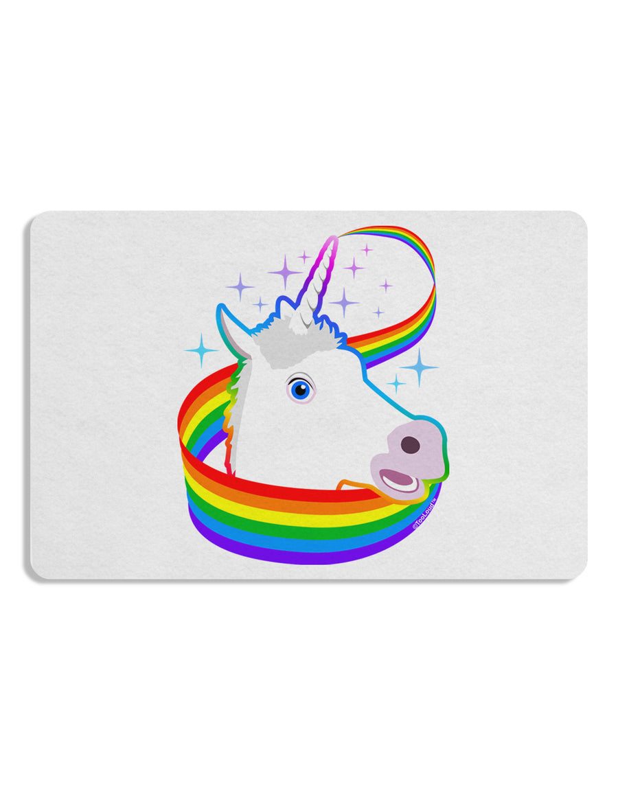 Magical Horn Rainbow Unicorn Placemat Set of 4 Placemats-Placemat-TooLoud-White-Davson Sales