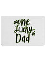 TooLoud One Lucky Dad Shamrock Placemat Set of 4 Placemats Multi-pack