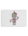 Cute Robot Female Placemat by TooLoud Set of 4 Placemats-Placemat-TooLoud-White-Davson Sales