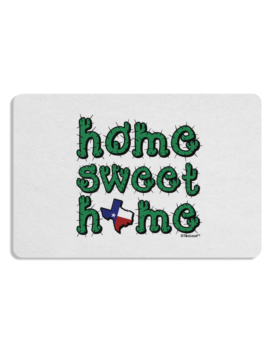 Home Sweet Home - Texas - Cactus and State Flag Placemat by TooLoud Set of 4 Placemats-Placemat-TooLoud-White-Davson Sales