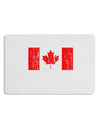 Distressed Canadian Flag Maple Leaf 12 x 18 Placemat Set of 4 Placemats-Placemat-TooLoud-White-Davson Sales