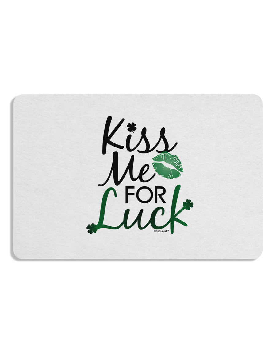 Kiss Me For Luck Placemat Set of 4 Placemats-Placemat-TooLoud-White-Davson Sales