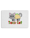 Cute Taco Cat Design Text Placemat by TooLoud Set of 4 Placemats-Placemat-TooLoud-White-Davson Sales