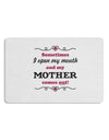 My Mother Comes Out Placemat Set of 4 Placemats-Placemat-TooLoud-White-Davson Sales