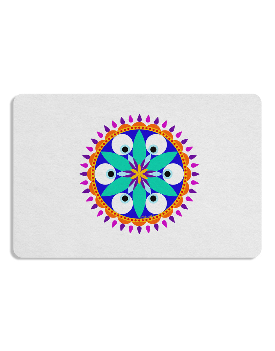 Evil Eye Protection Mandala Placemat by TooLoud Set of 4 Placemats-Placemat-TooLoud-White-Davson Sales