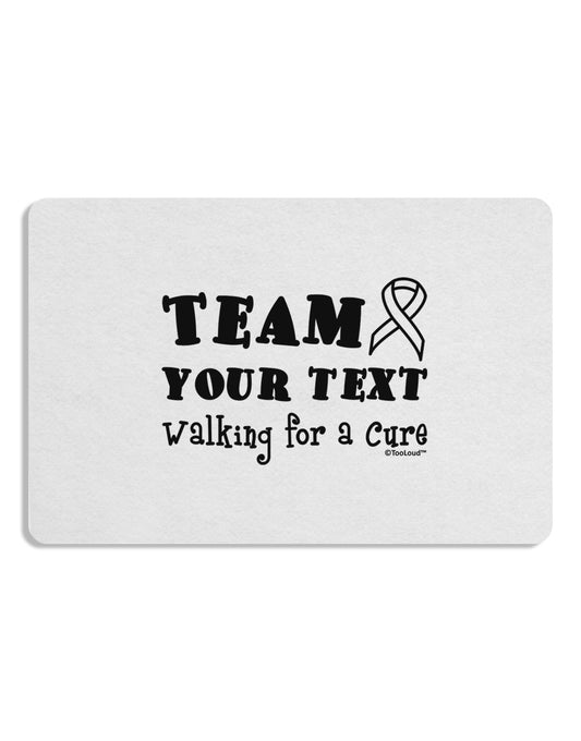 Personalized Team -Name- Walking for a Cure Placemat Set of 4 Placemats-Placemat-TooLoud-White-Davson Sales