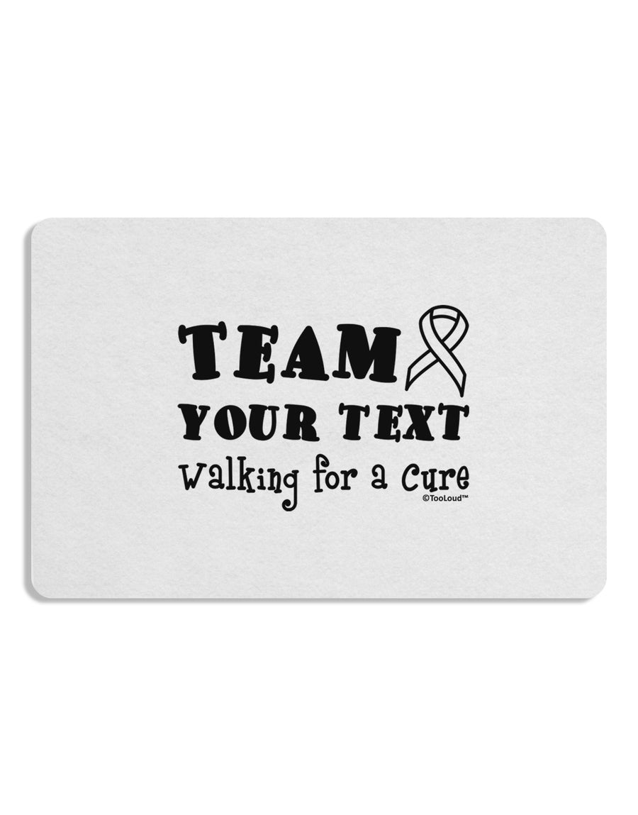 Personalized Team -Name- Walking for a Cure Placemat Set of 4 Placemats-Placemat-TooLoud-White-Davson Sales