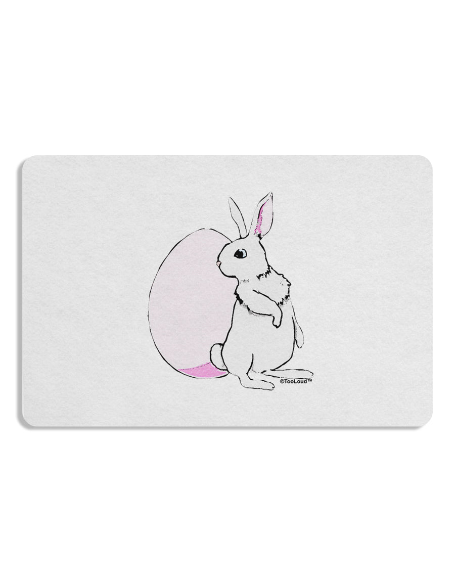 Easter Bunny and Egg Design Placemat by TooLoud Set of 4 Placemats-Placemat-TooLoud-White-Davson Sales