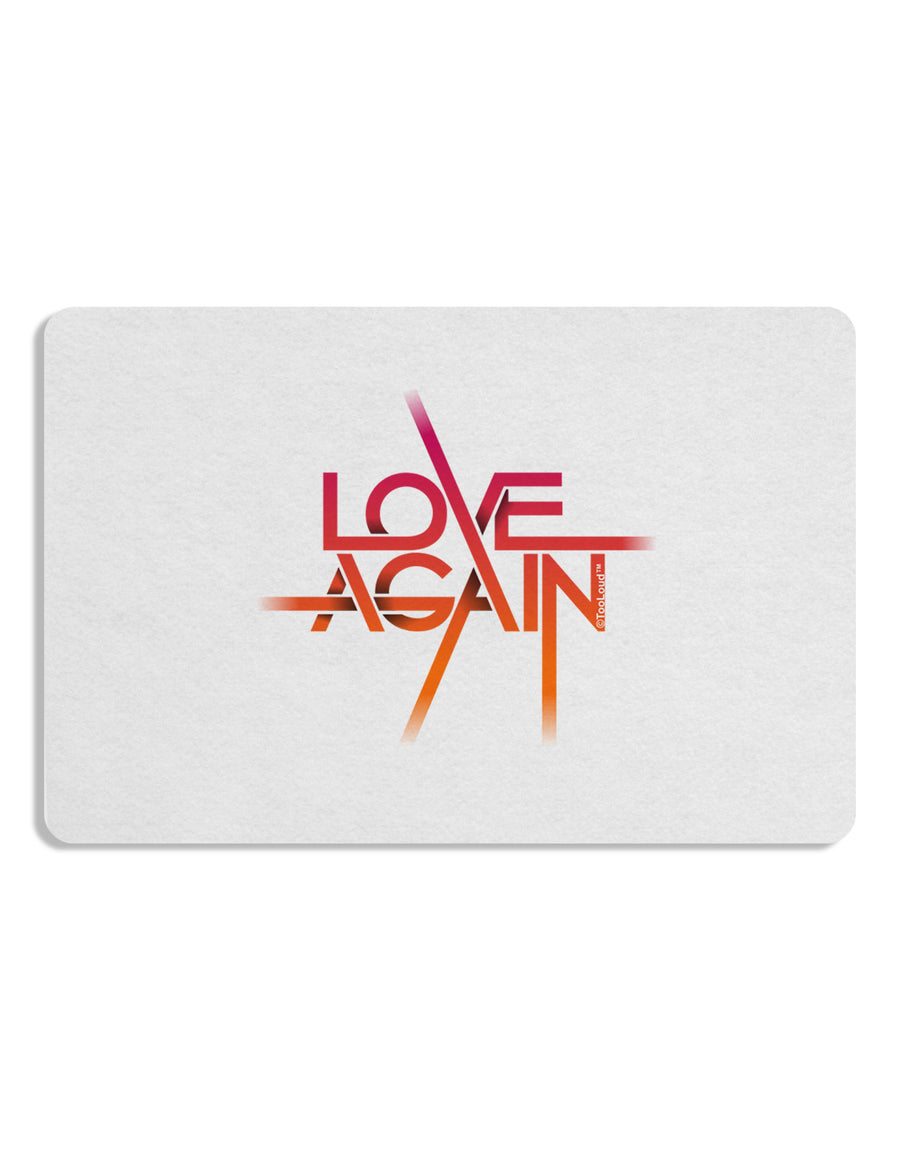 Love Again Typography Placemat Set of 4 Placemats-Placemat-TooLoud-White-Davson Sales