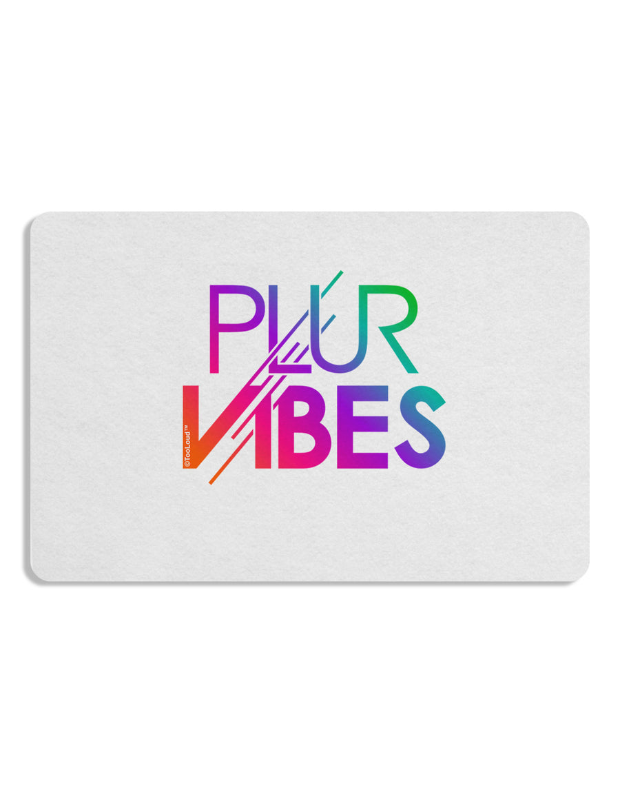 PLUR Vibes Placemat Set of 4 Placemats-Placemat-TooLoud-White-Davson Sales