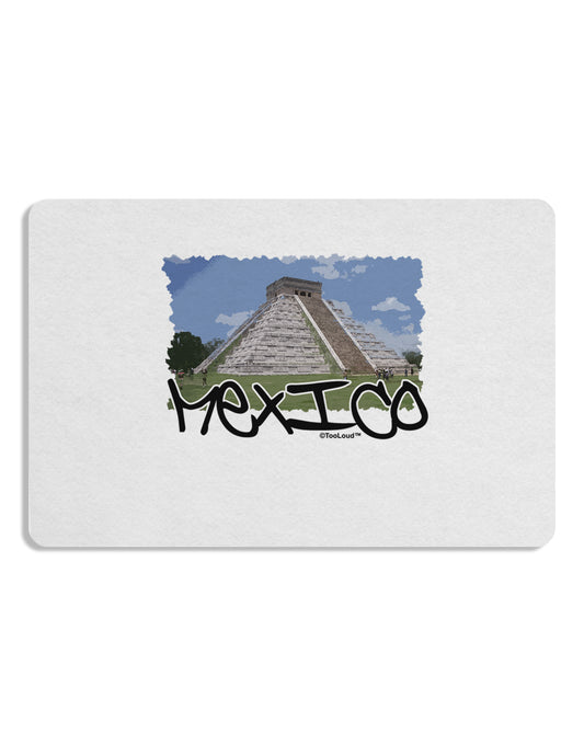 Mexico - Mayan Temple Cut-out Placemat by TooLoud Set of 4 Placemats-Placemat-TooLoud-White-Davson Sales