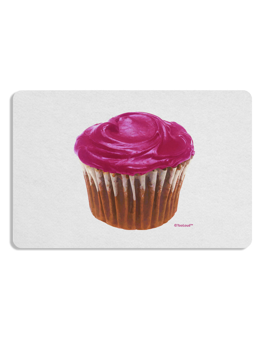 Giant Bright Pink Cupcake Placemat by TooLoud Set of 4 Placemats-Placemat-TooLoud-White-Davson Sales