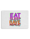 Eat Sleep Rave Repeat Color Placemat by TooLoud Set of 4 Placemats-Placemat-TooLoud-White-Davson Sales