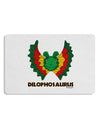 Dilophosaurus Design - Color - Text Placemat by TooLoud Set of 4 Placemats-Placemat-TooLoud-White-Davson Sales