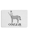 Greek Mythology Centaur Design - Grayscale - Text Placemat by TooLoud Set of 4 Placemats-Placemat-TooLoud-White-Davson Sales