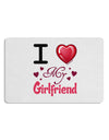 I Love Heart My Girlfriend Placemat Set of 4 Placemats-Placemat-TooLoud-White-Davson Sales