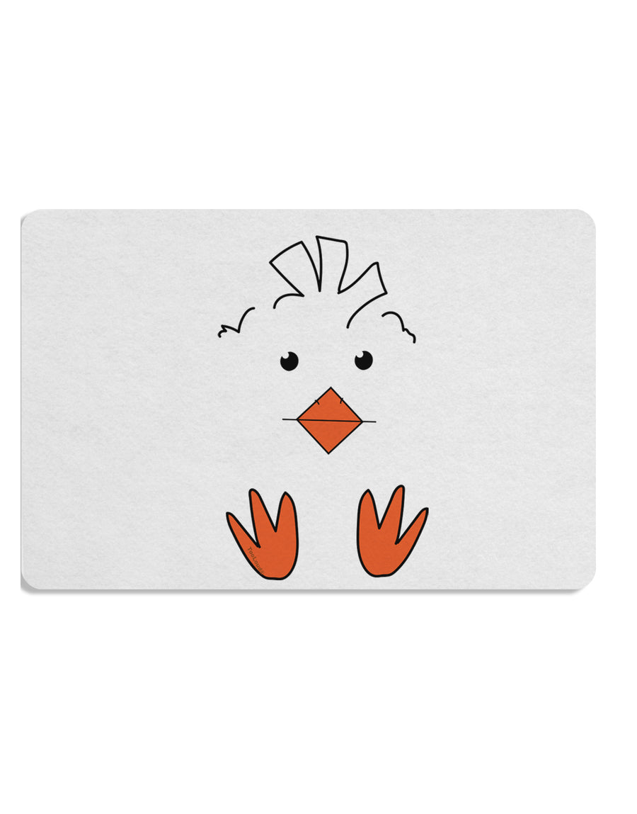 TooLoud Cute Easter Chick Face Placemat Set of 4 Placemats Multi-pack