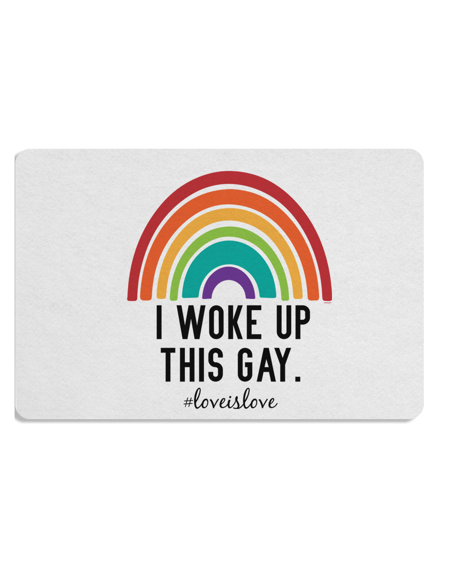TooLoud I Woke Up This Gay Placemat Set of 4 Placemats Multi-pack-Placemat-TooLoud-Davson Sales