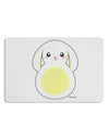 Cute Bunny with Floppy Ears - Yellow Placemat by TooLoud Set of 4 Placemats-Placemat-TooLoud-White-Davson Sales