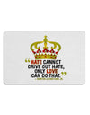 MLK - Only Love Quote Placemat Set of 4 Placemats