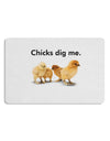 Chicks Dig Me Placemat Set of 4 Placemats-Placemat-TooLoud-White-Davson Sales