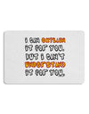 I Can Explain It For You Placemat by TooLoud Set of 4 Placemats-Placemat-TooLoud-White-Davson Sales