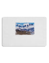 Pikes Peak Text Placemat Set of 4 Placemats-Placemat-TooLoud-White-Davson Sales