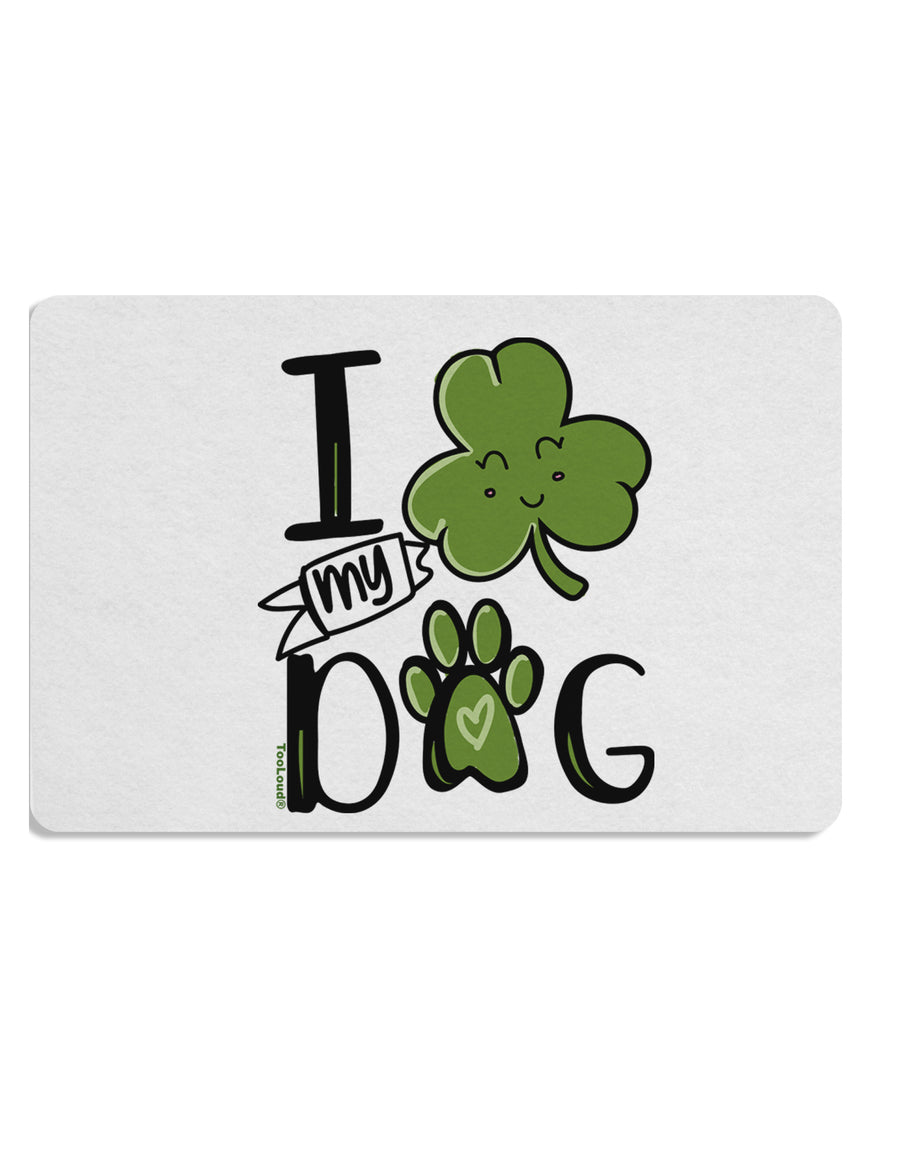 TooLoud I Shamrock my Dog Placemat Set of 4 Placemats Multi-pack