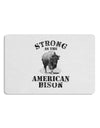 Strong Bison Text Placemat Set of 4 Placemats-Placemat-TooLoud-White-Davson Sales